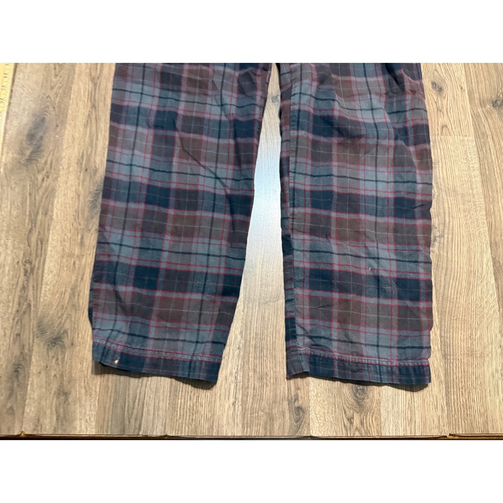 REI Pants Mens Size M Gray Pajama Plaid Organic Cotton Sleepwear - Picture 3 of 9